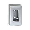 Boîte murale en saillie pour 1 module double aluminium Simon 500 Cima