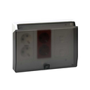 Surface mount/flush-mount wall box kit 3 double elements hinged cover, double socket, dual UPS, 2 plates RJ45 white Simon 500 Cima