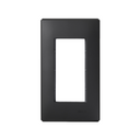 Flush-mount wall frame and frame holder for 1 double element graphite Simon 500 Cima
