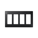 Flush-mount wall frame and frame holders for 4 double elements graphite Simon 500 Cima