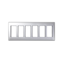 Flush-mount wall frame and frame holders for 6 double elements aluminium Simon 500 Cima