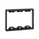 Depth expander 3 double elements for surface or flush-mount wall box graphite Simon 500 Cima