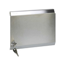 Metal cover for surface mount or flush mount metal wall frame for 3 double elements stainless steel Simon 500 Cima