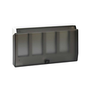 Flush-mount wall frame with hinged cover and frame holders for 4 double elements white Simon 500 Cima