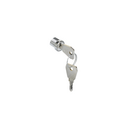 Cylinder lock and key for surface or flush-mount wall box with hinged cover Simon 500 Cima