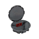 Shallow floor box kit raised/concrete floor 6 elements with double socket, dual UPS, 2 plates RJ45 grey Simon 500 Cima