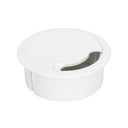 Wire outlet for installation in raised floor or furniture white Simon 500 Cima
