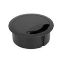 Wire outlet for installation in raised floor or furniture graphite Simon 500 Cima
