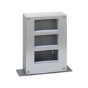 Metal mini tower with 3 heights and 1 side for 6 elements stainless steel Simon 500 Cima