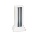Aluminium mini column with 2 sides for 4 elements per side white Simon 500 Cima