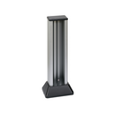 Aluminium mini column with 2 sides for 6 elements per side and trims graphite Simon 500 Cima
