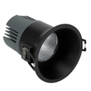 Downlight Simon 703.21 Confort Rond 2700K Flood grand angle Noir