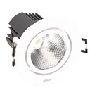 Downlight 703.23 Round Orientable 2700 K Wide Flood White