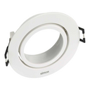 Downlight 704 Tiltable Round White Frame