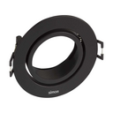 Downlight 704 Tiltable Round Black Frame