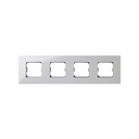Compact frame for 4 elements with frame holder white Simon 27 Play