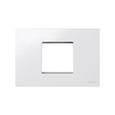 Frame, 2 half elements (1 element) with frame holder for American box white Simon 27 Play