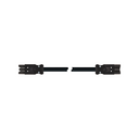 Latiguillo de conexión rapida hembra-macho RZ - 0,6 kV de 3 polos con 5 metros de longitud en material libre de halógenos con sección de 3 x 2,5mm² con conexión negra