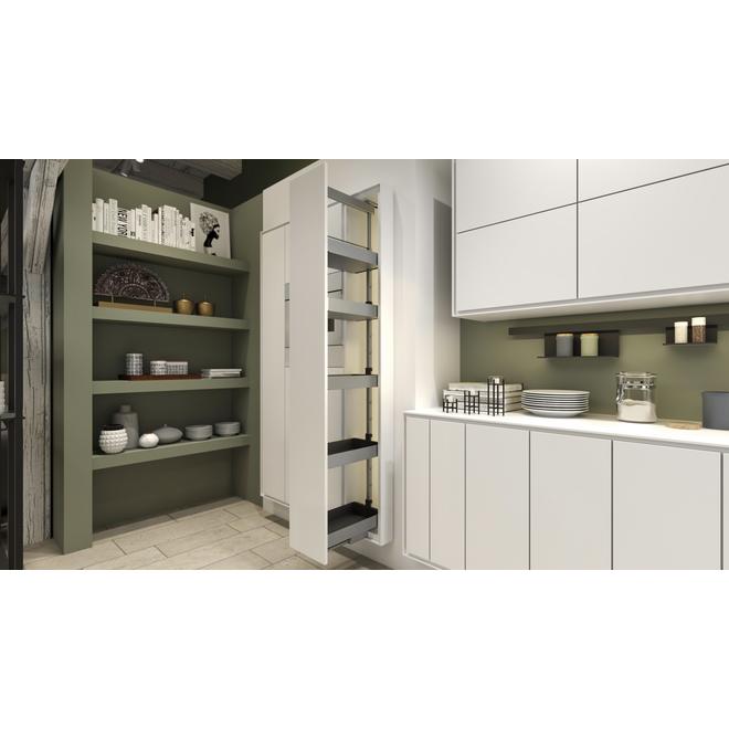 K-Line Dispensa Larder, Silver, 300mm