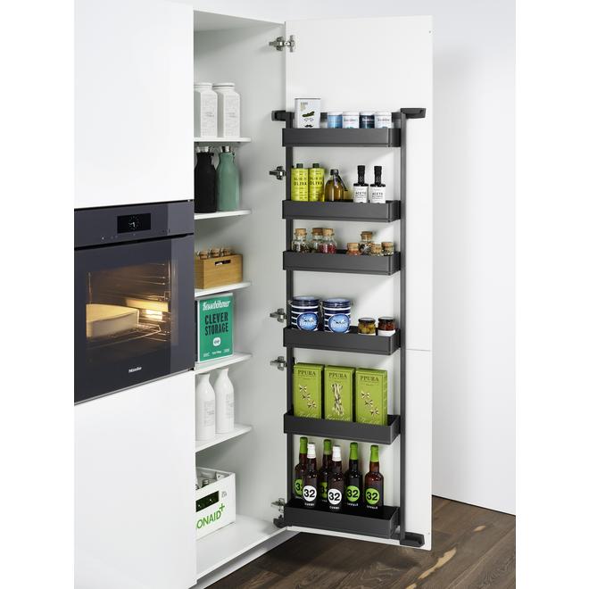 Arena Pure, Tandem Side, 1700mm high, 500mm unit, with 6 trays