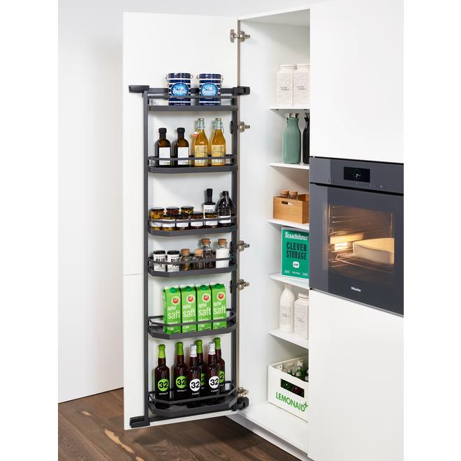 Style Anthracite, Tandem Side, 500mm, full height