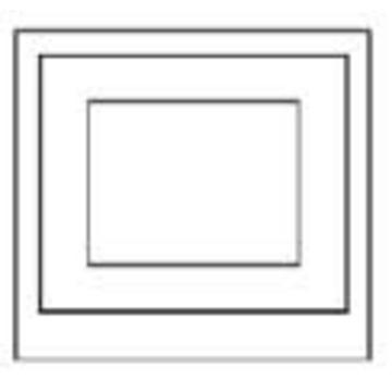 1909 Ovolo Beaded Belfast Sink Door set, 507x600mm