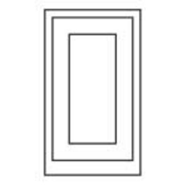 ***1909 In-Frame Shaker sample door 570x397mm Partridge Grey