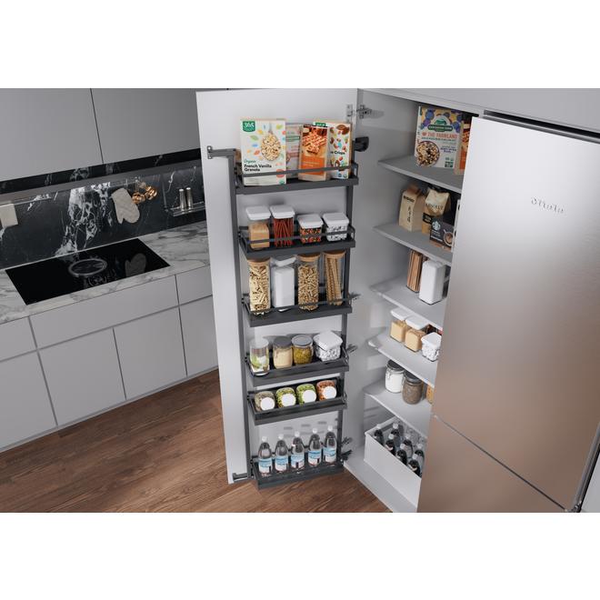Tandem Side Larder III; Anthracite, Arena Style, Unhanded, 600mm