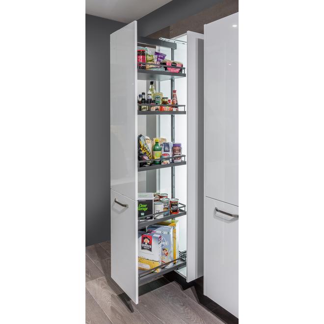 Dispensa Larder, 500mm, Arena Style Anthracite (fits 1800mm-2200mm height)