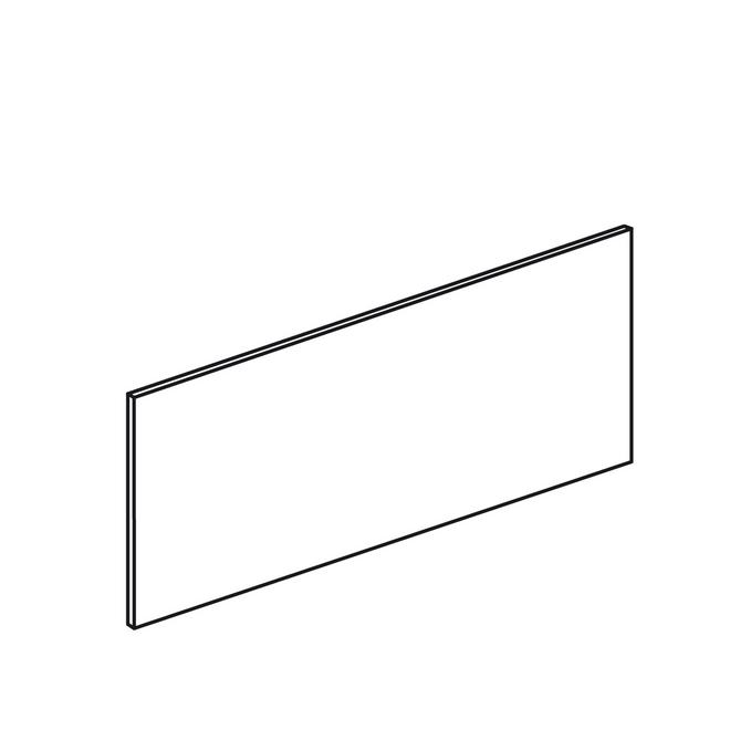 Belsay Smooth Reed Green Breakfast Bar End panel, 900x2400x18mm | PWS ...