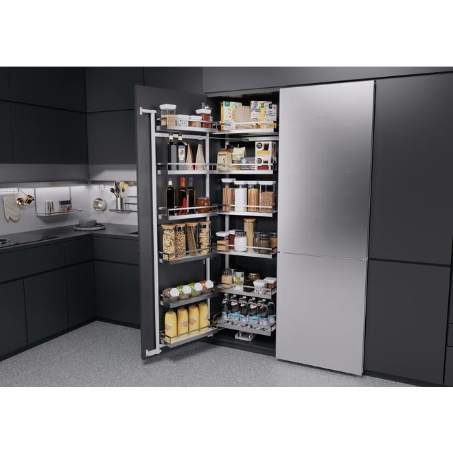 Tandem Larder III; Full Height, Chrome Arena Style, 500mm