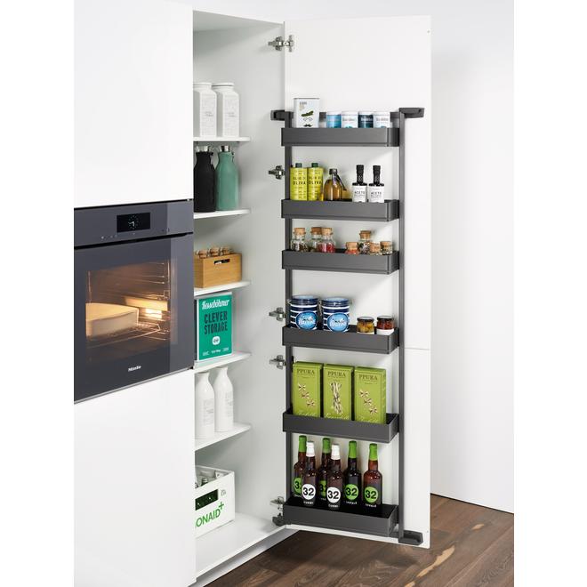 Tandem Side Larder III; Anthracite, Arena Pure, Unhanded, 600mm