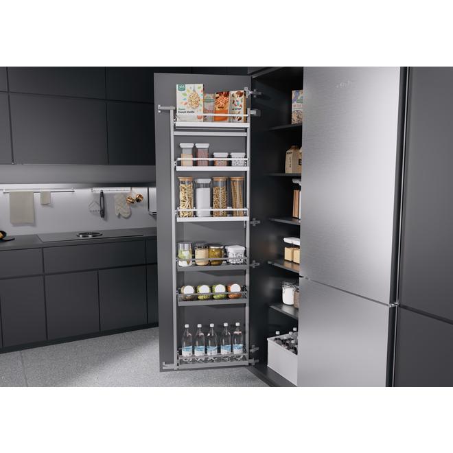 Tandem Side Larder III; Chrome, Arena Style, Unhanded, 600mm