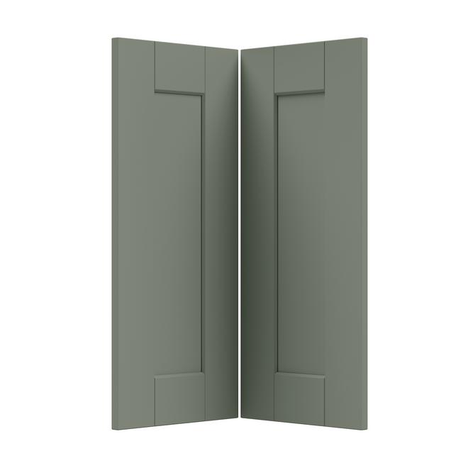 Belsay Smooth Reed Green 715x315mm, for use on Base Corner, Pair | PWS ...