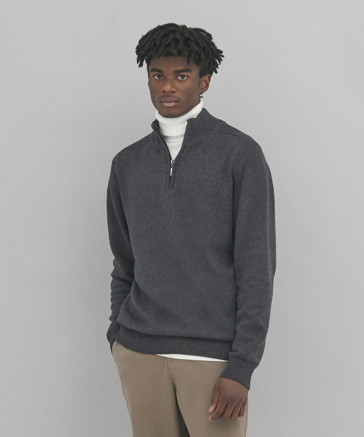 Picture of Wakhan ¼ regen zip knit sweater