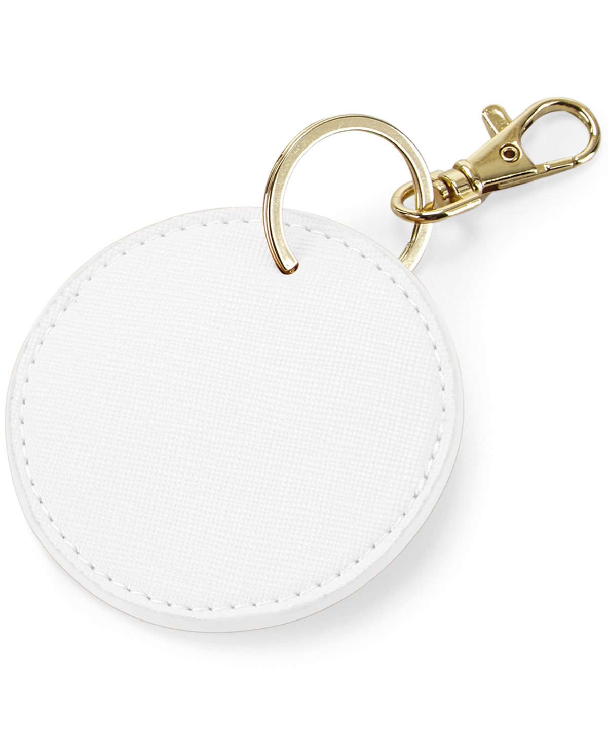 Boutique Circular Keyclip Soft White Size One Size