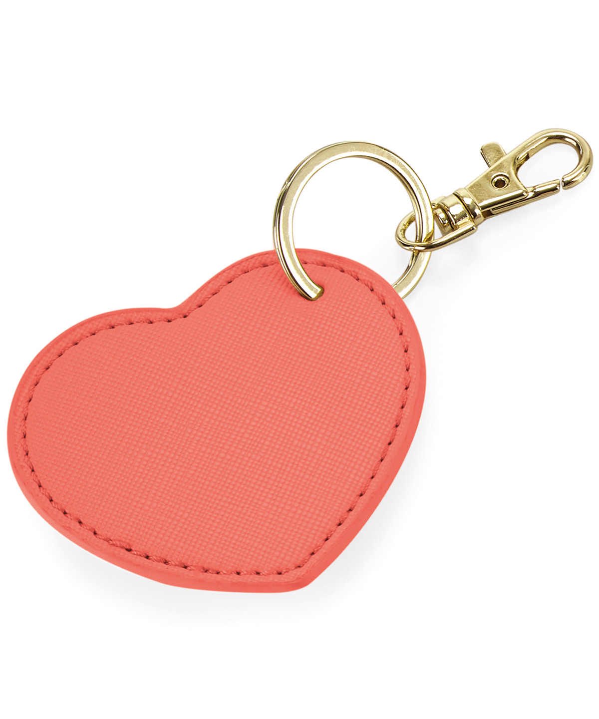Boutique Heart Keyclip Coral Size One Size