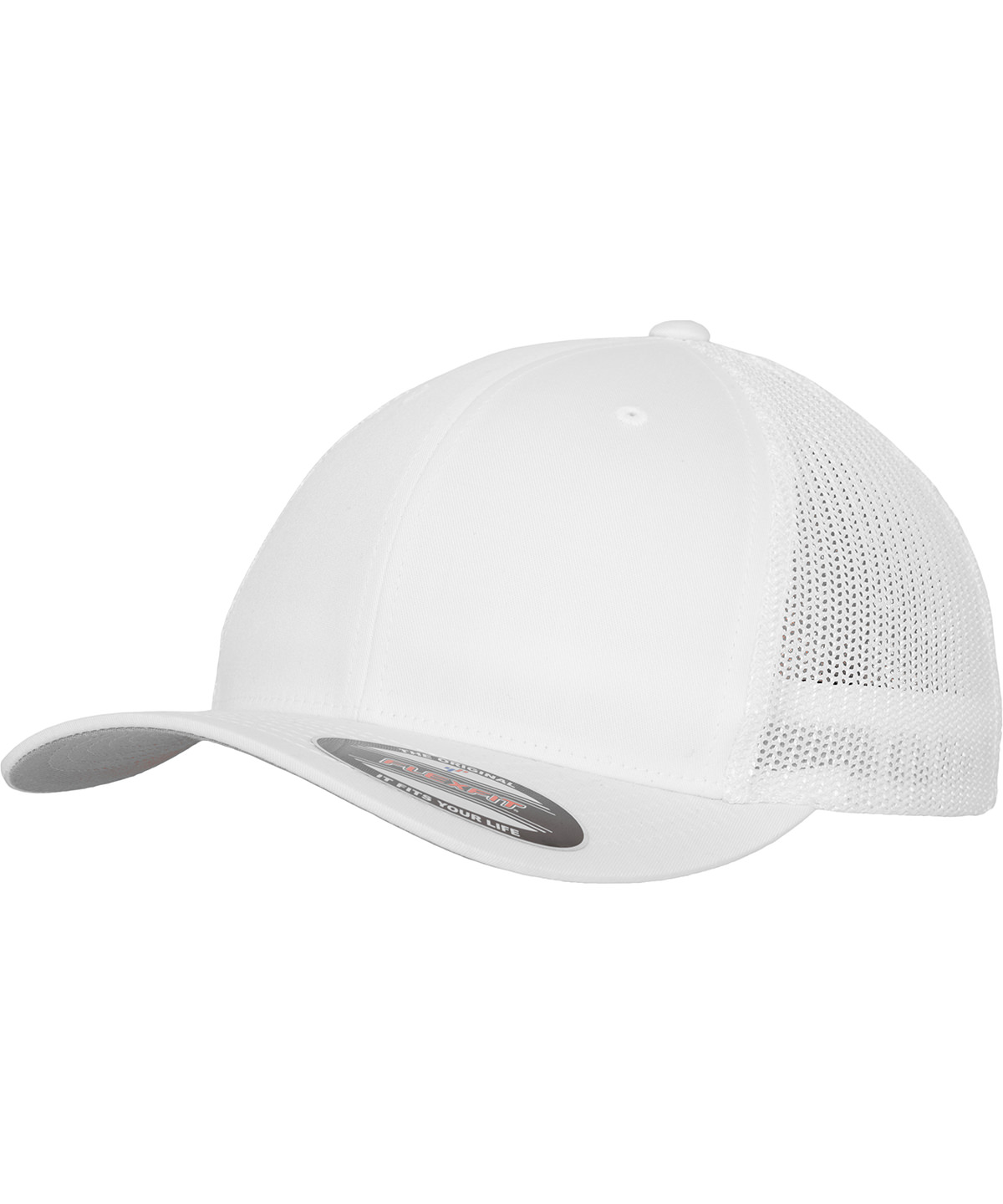 Flexfit Mesh Trucker White Size Large/XLarge