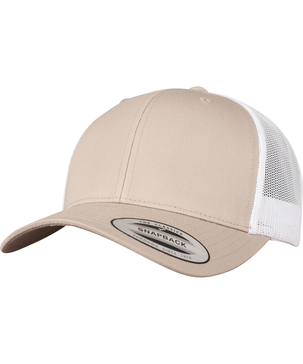 Retro Trucker 2-Tone (6606T) Khaki/White Size One size