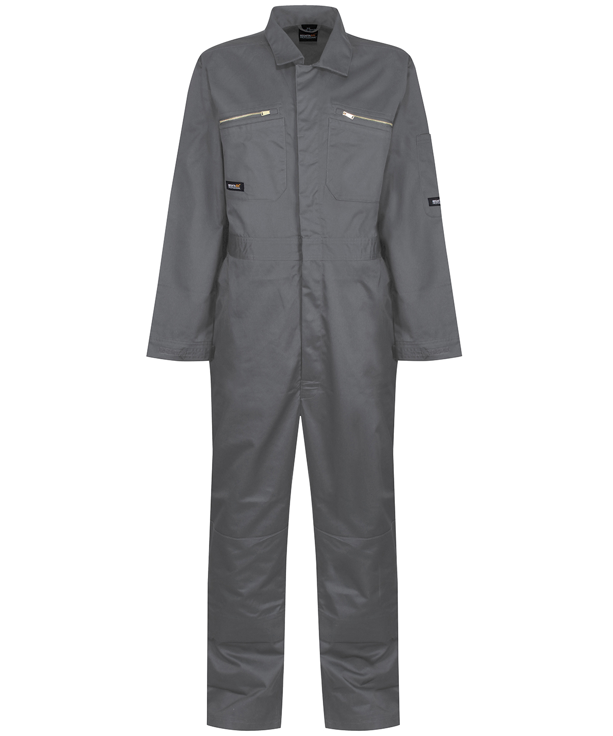Pro Zip Fasten Coverall Seal Grey Size 2XLarge