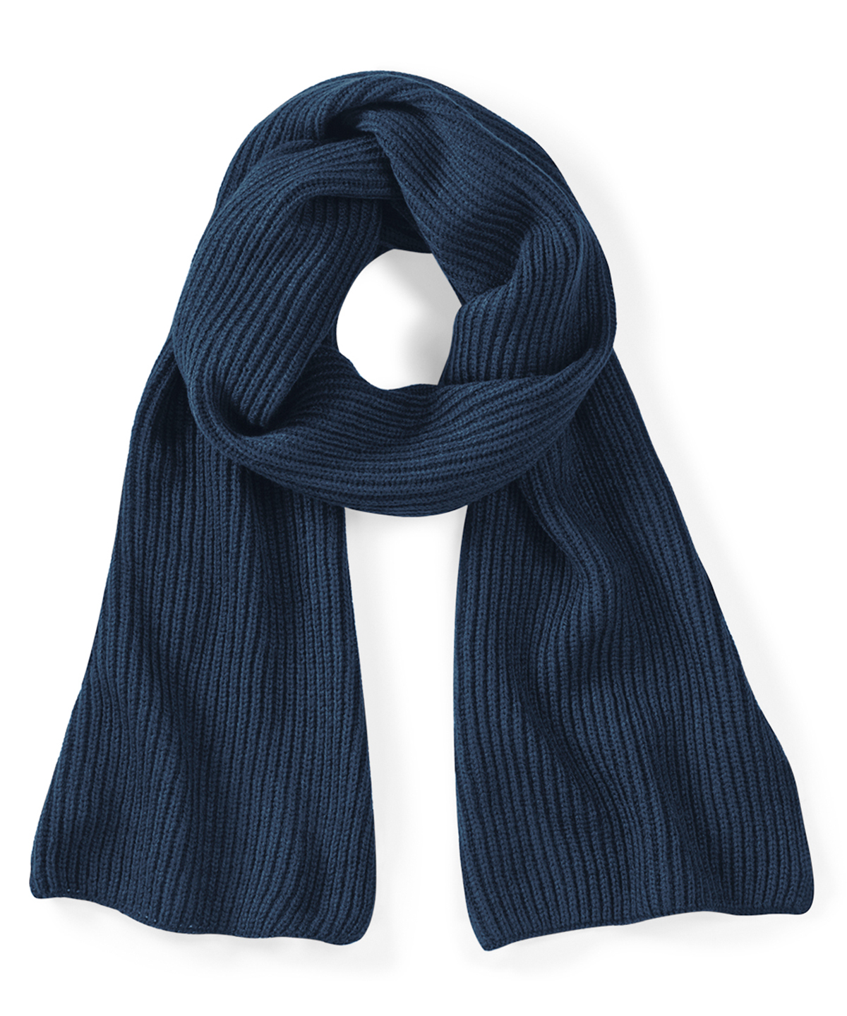 Metro Knitted Scarf French Navy Size One size