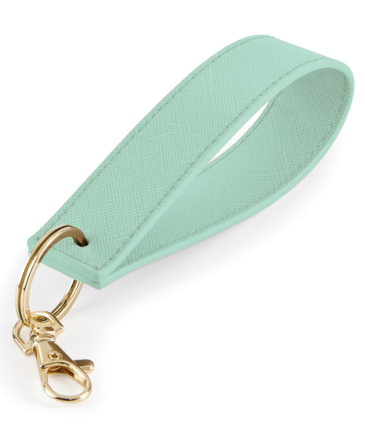 Boutique wristlet keyring, front