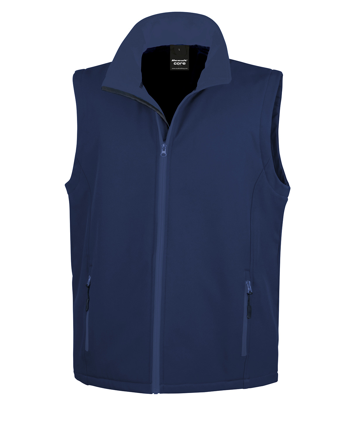 Printable Softshell Bodywarmer Navy/Navy Size 2XLarge