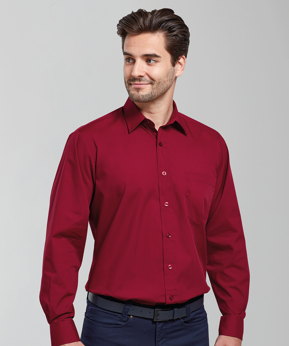 Picture of Long sleeve poplin shirt