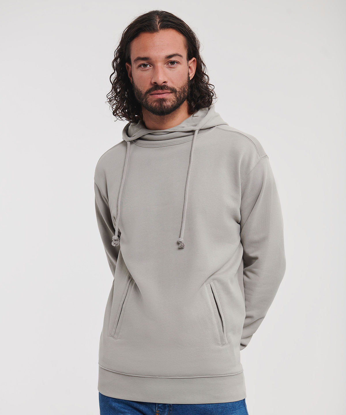 Picture of Pure organic high collar hooded sweatshirt