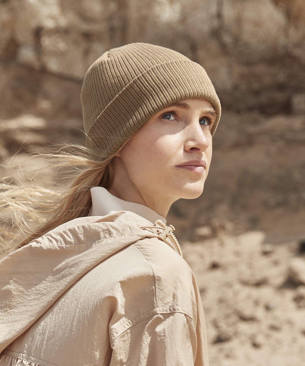 Polylana® ribbed beanie