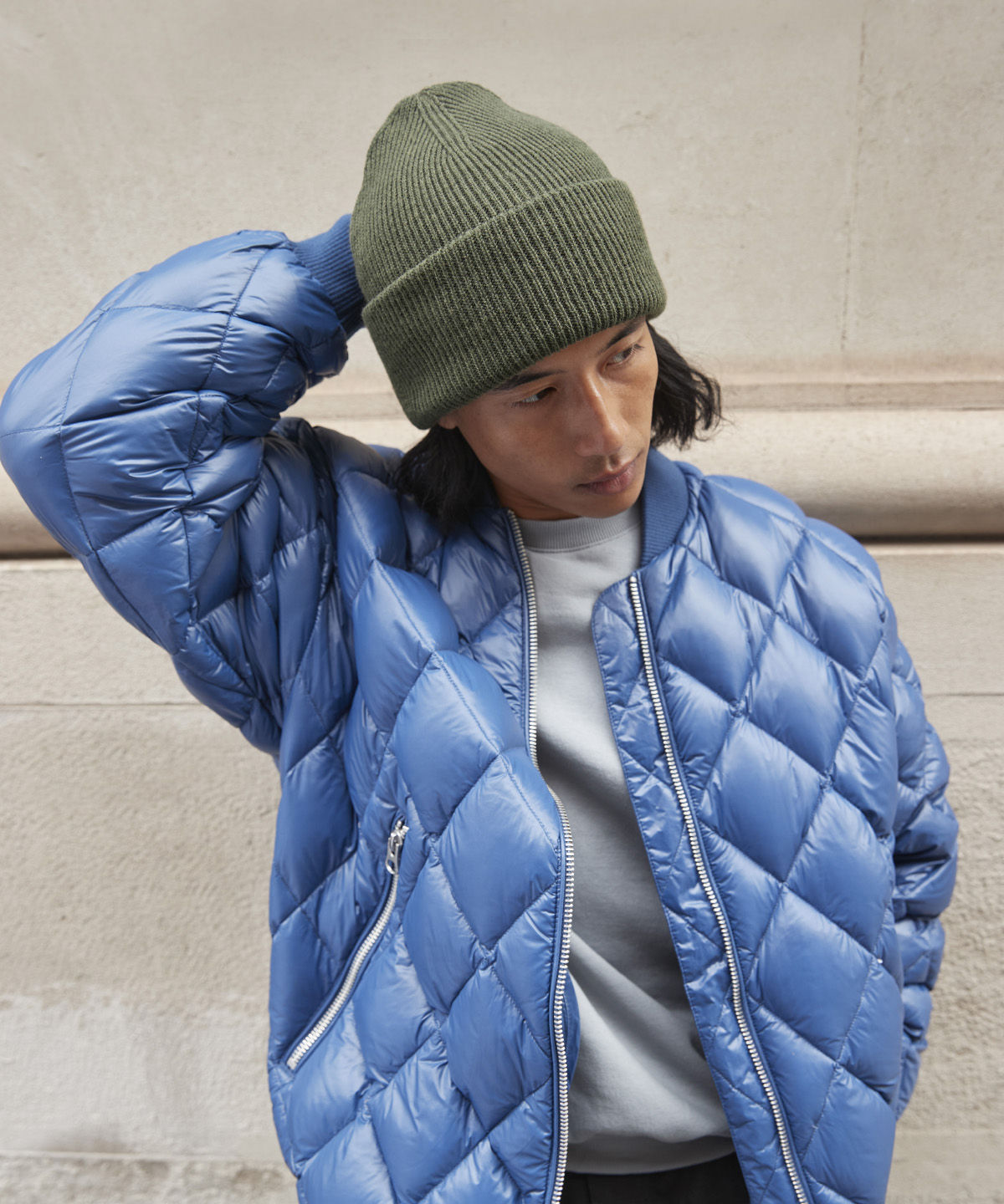 Classic engineered deep-cuffed beanie