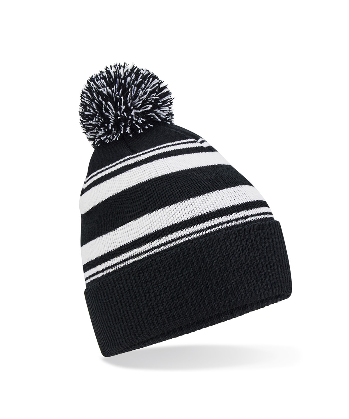 Striped fan beanie image 3