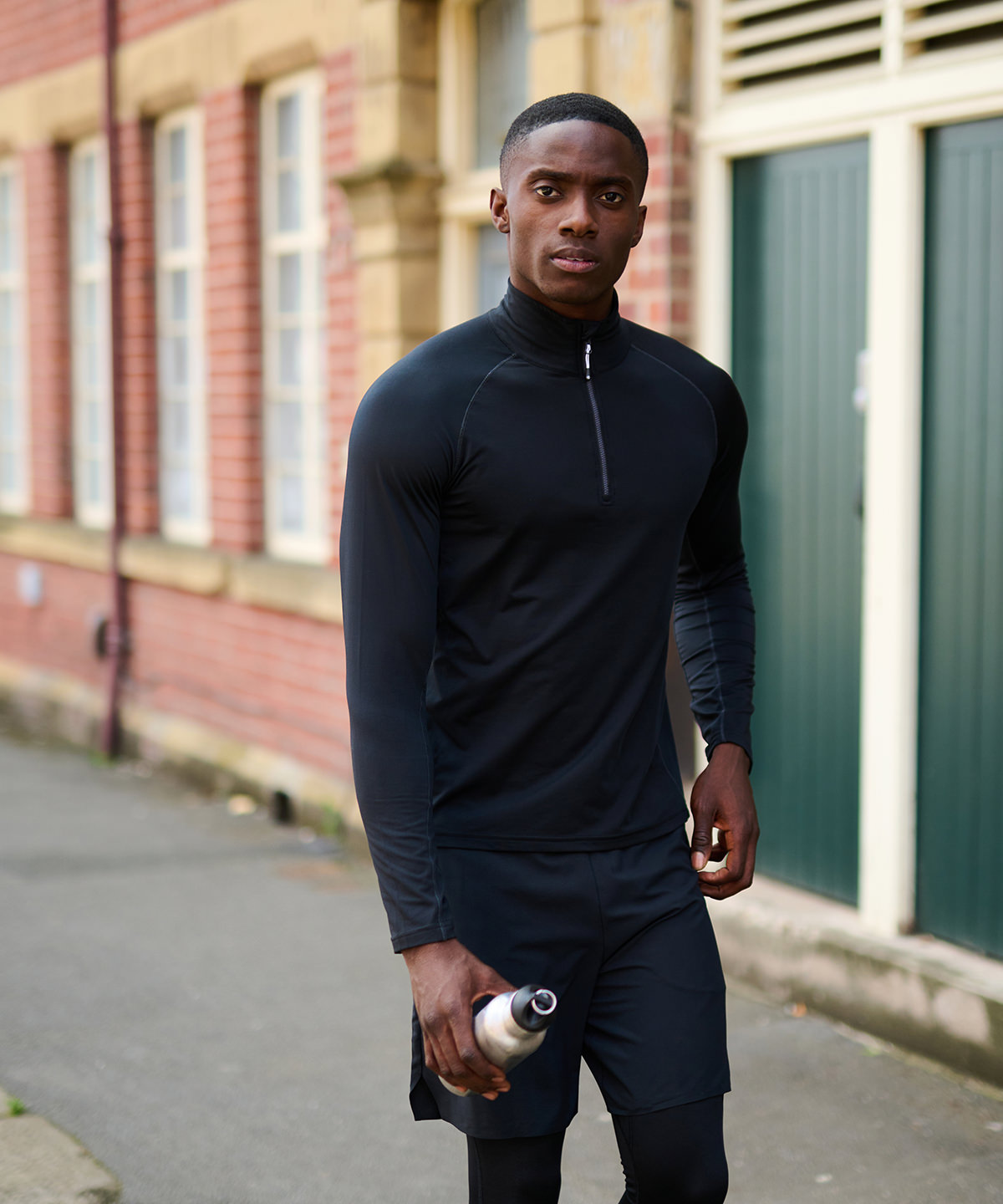 Core stretch half-zip mid-layer