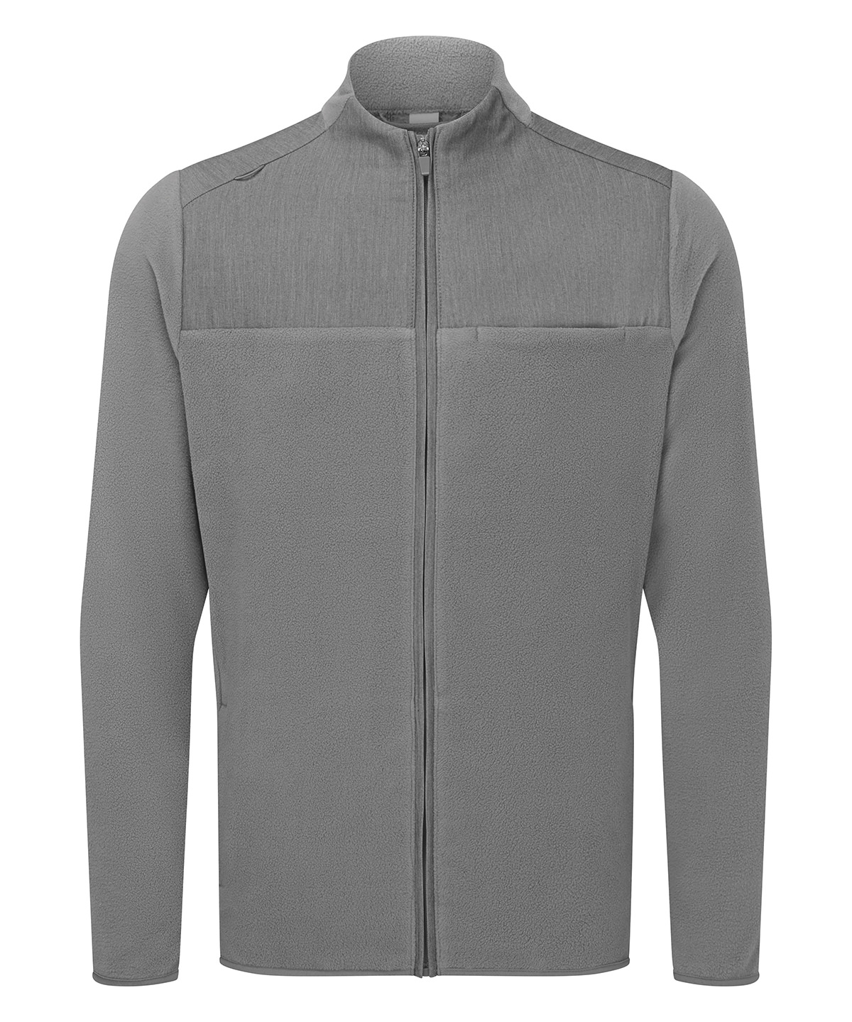 'Agility' men's panelled fleece jacket, front